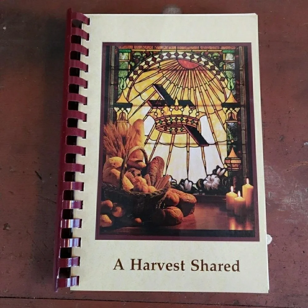 2002 Spiral Bound Cookbook A Harvest Shared -Christ Church Episcopal - Plano, TX
